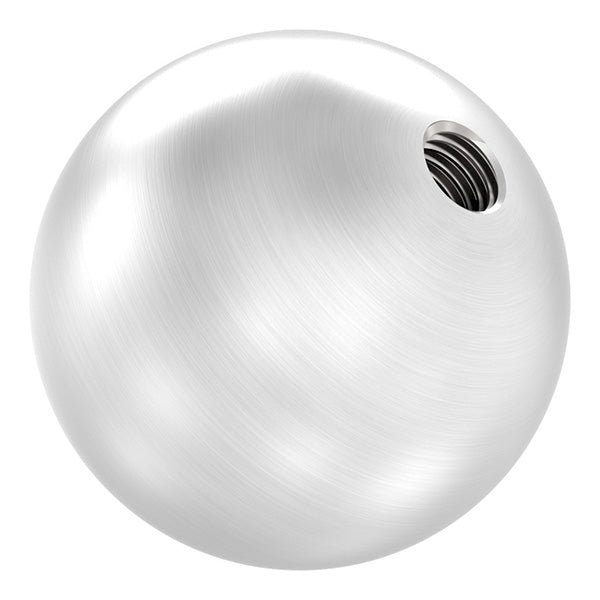 Edelstahlkugel massiv ø 40mm, mit M8 Gewinde