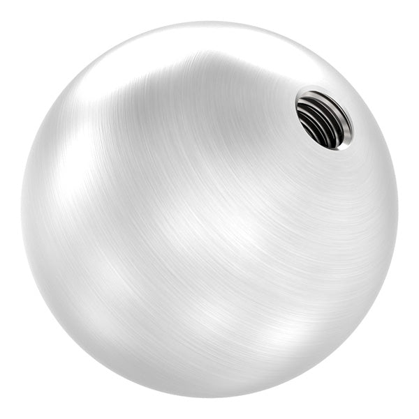 Edelstahlkugel massiv ø 30mm, mit M6 Gewinde