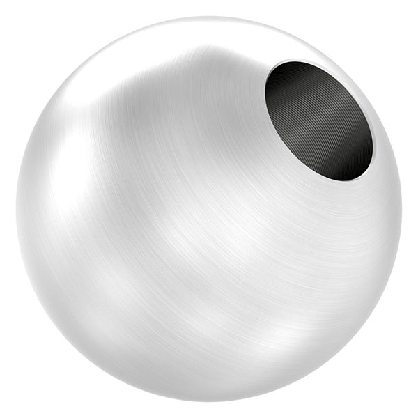 Edelstahlkugel massiv ø 40mm, mit 14,2mm Sackloch