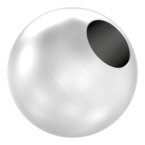 Edelstahlkugel massiv ø 30mm, mit 12,6mm Sackloch