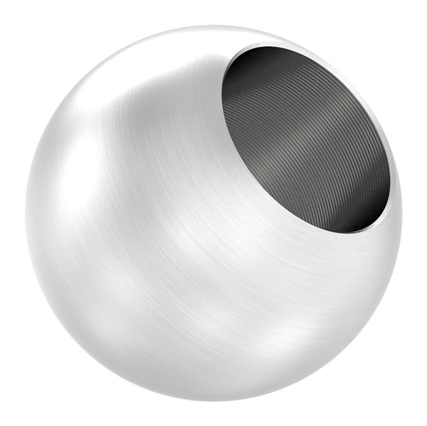 Edelstahlkugel massiv ø 25mm, mit 14,2mm Sackloch