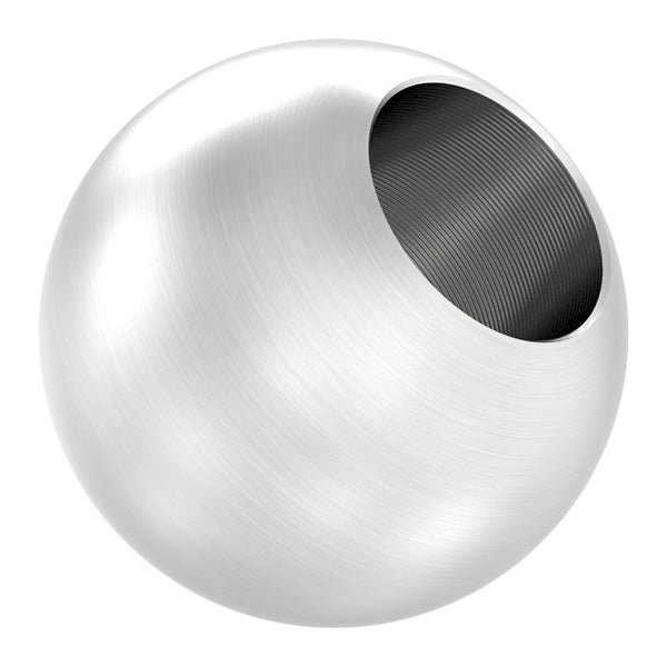 Edelstahlkugel massiv ø 20mm, mit 12,6mm Sackloch