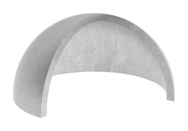 Halbhohlkugel ø 42,4mm, ungeschliffen, Wandstärke 2,0mm