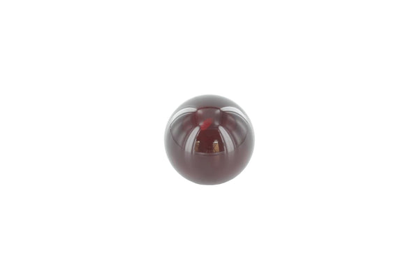 Glaskugel rot ø 35mm mit Sackloch ø 12,3mm