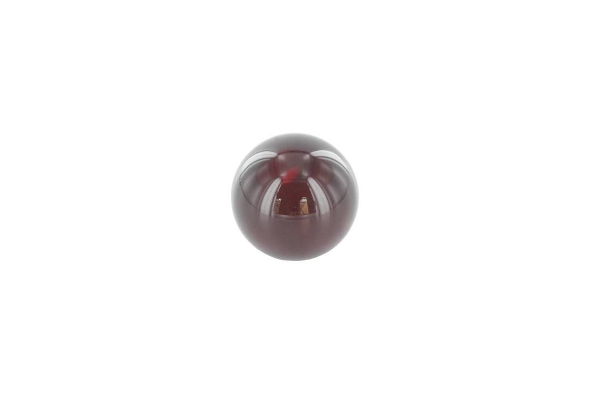 Glaskugel rot ø 30mm mit Sackloch ø 12,3mm