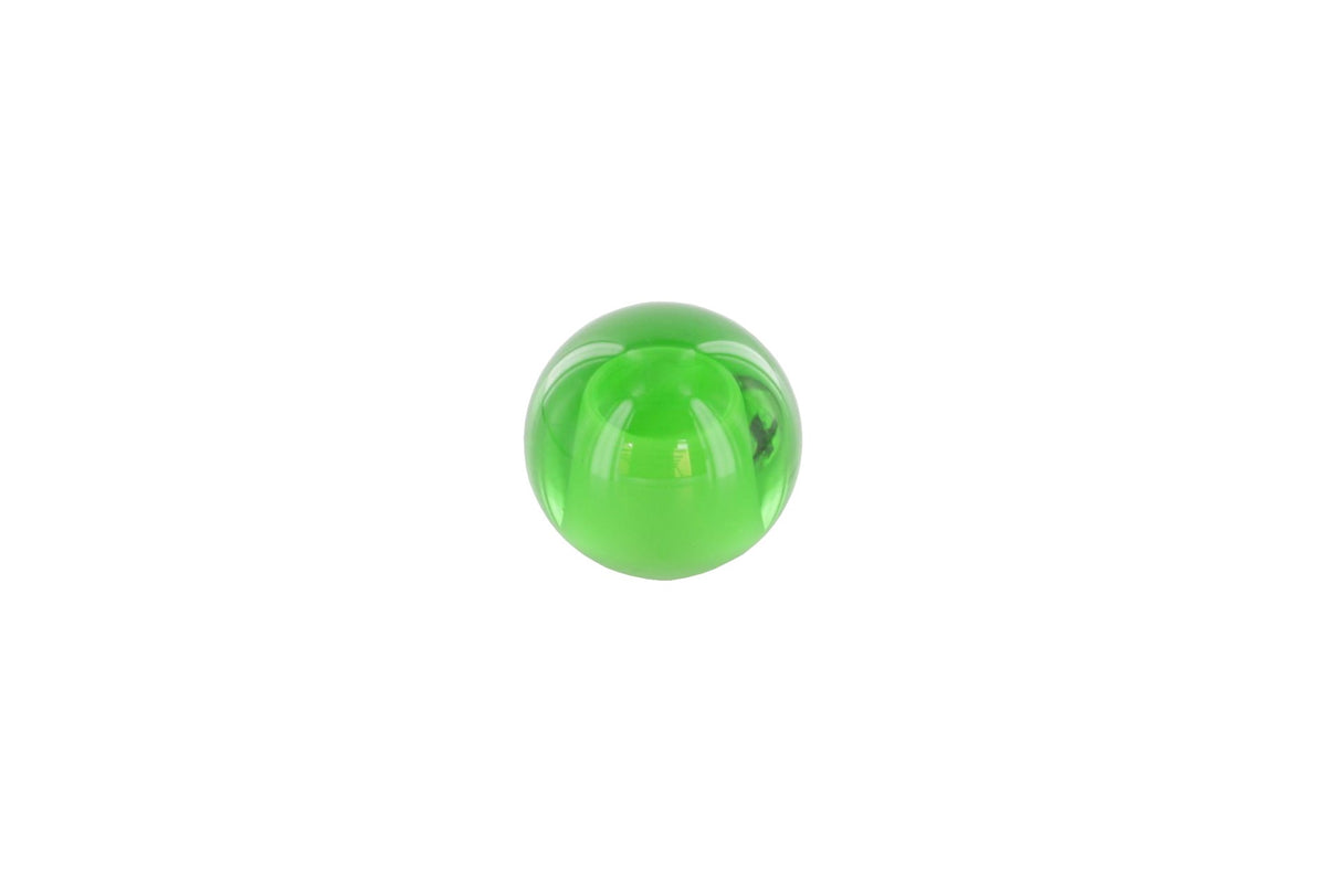 Glaskugel grün ø 30mm mit Durchgangsbohrung ø 12,3mm