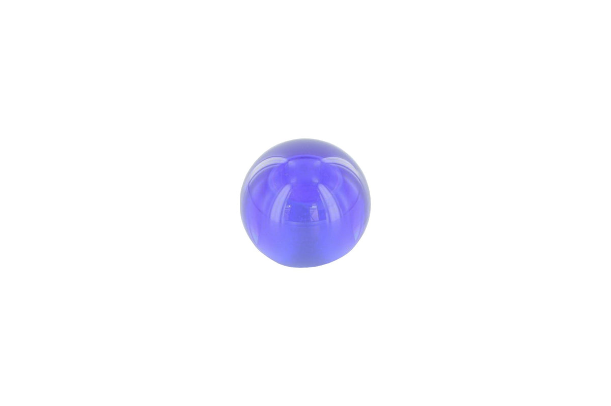 Glaskugel blau ø 30mm mit Sackloch ø 12,3mm