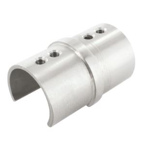 Rohrverbinder für Glasleistenrohr ø 42,4 x 1,5mm, V4A