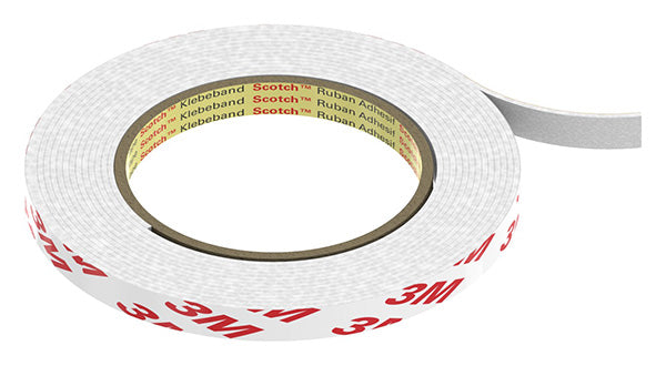 VHB-Klebeband zum Aufkleben des Kantenschutzes, 16 x 1,6mm, für Glasstärke 16,76 - 17,52mm, Länge 6m