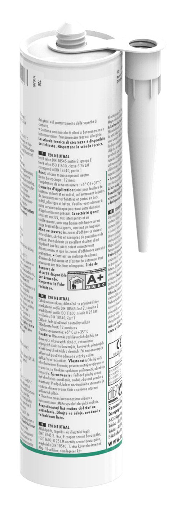 Neutraler Silikondichtstoff, schwarz, 310ml Kartusche