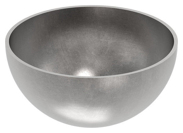 Stahl-Halbhohlkugel ø 90mm, glatt, Wandstärke 2.0mm, ohne Bohrung