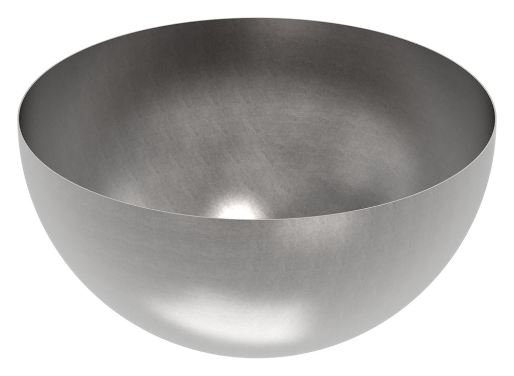 Stahl-Halbhohlkugel ø 600mm, glatt, Wandstärke 2.0mm-2.5mm, ohne Bohrung