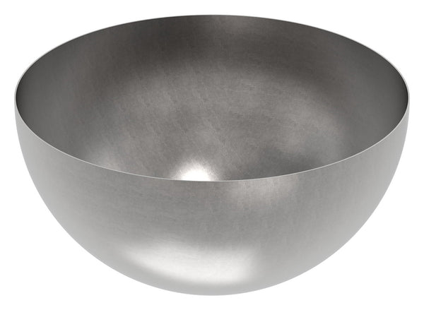 Stahl-Halbhohlkugel ø 500mm, glatt, Wandstärke 2.0mm-2.5mm, ohne Bohrung