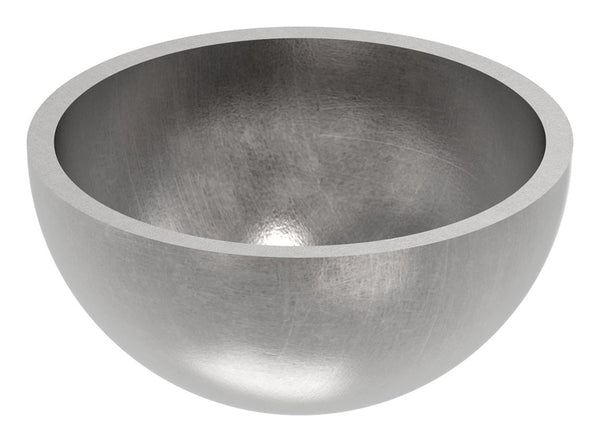 Stahl-Halbhohlkugel ø 40mm, glatt, Wandstärke 2.0mm, ohne Bohrung