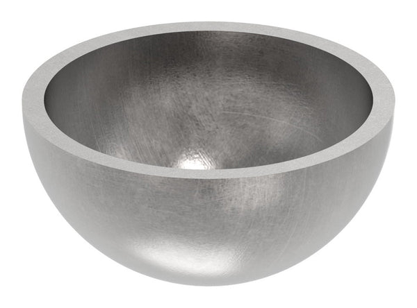 Stahl-Halbhohlkugel ø 33mm, glatt, Wandstärke 2.0mm, ohne Bohrung