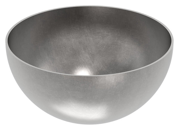 Stahl-Halbhohlkugel ø 150mm, glatt, Wandstärke 2.0mm-2.5mm, ohne Bohrung