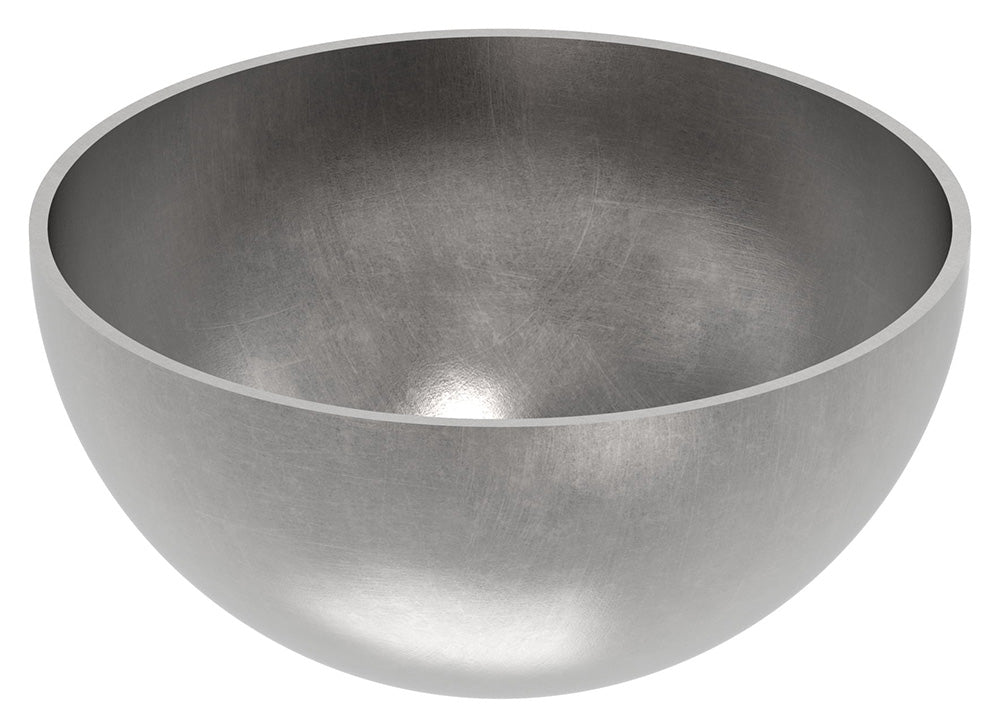 Stahl-Halbhohlkugel ø 100mm, glatt, Wandstärke 2.0mm-2.5mm, ohne Bohrung