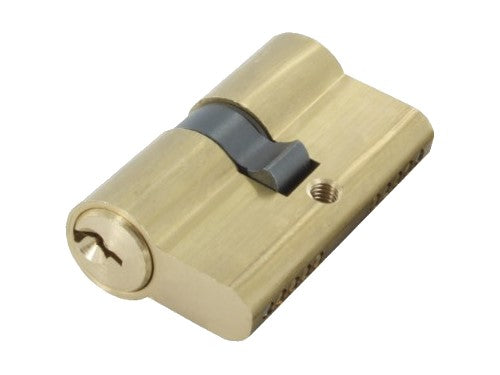 Profilzylinder aus Messing mit 3 Schlüssel, Länge 42mm, 21 / 21mm