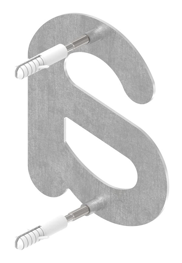 Hausnummer groß, Buchstabe "a", aus Edelstahl