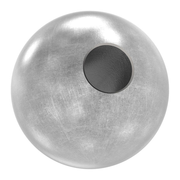 Stahl-Massivkugel/Annietkugel ø 16mm, mit 6mm Durchgangsbohrung
