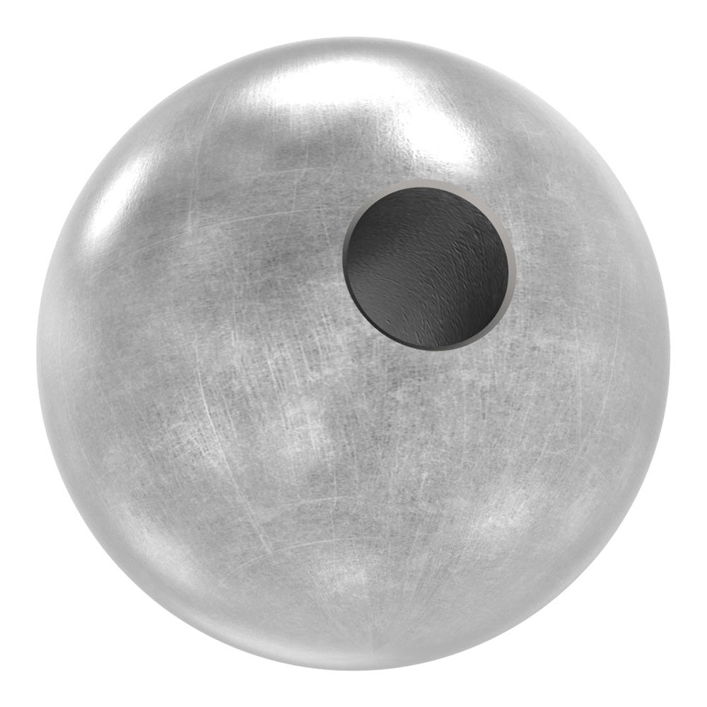 Stahl-Massivkugel/Annietkugel ø 19mm, mit 6mm Durchgangsbohrung