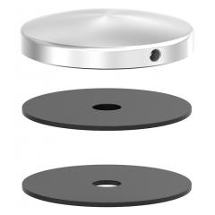 Glas-Punkthalter 72mm, Oberteil, für Glas 12,0-21,52mm, V2A