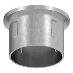 Stahleinschlagstopfen für Rohr ø 42,4mm, mit Wandstärke 3,0-3,5mm, leicht gewölbt