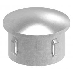 Stahleinschlagstopfen für Rohr ø 48,3mm, mit Wandstärke 1,8-2,2mm, leicht gewölbt