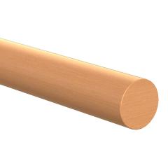 Holzhandlauf Buche, Durchmesser 42mm, L=1500mm, geschliffen und lackiert